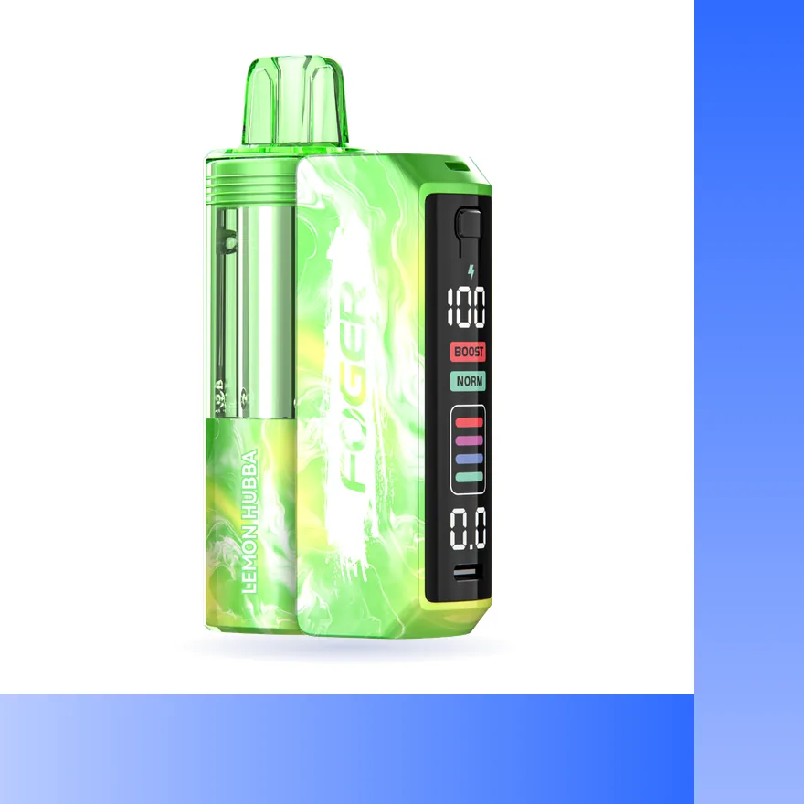 Fogger Switch Pro 30K kit in Lemon Hubba, battery with pre-filled Hubba Edition pod