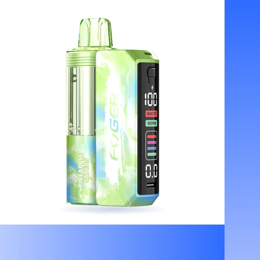 Fogger Switch Pro 30K kit in Pineapple Savers, battery with pre-filled Savers Edition pod