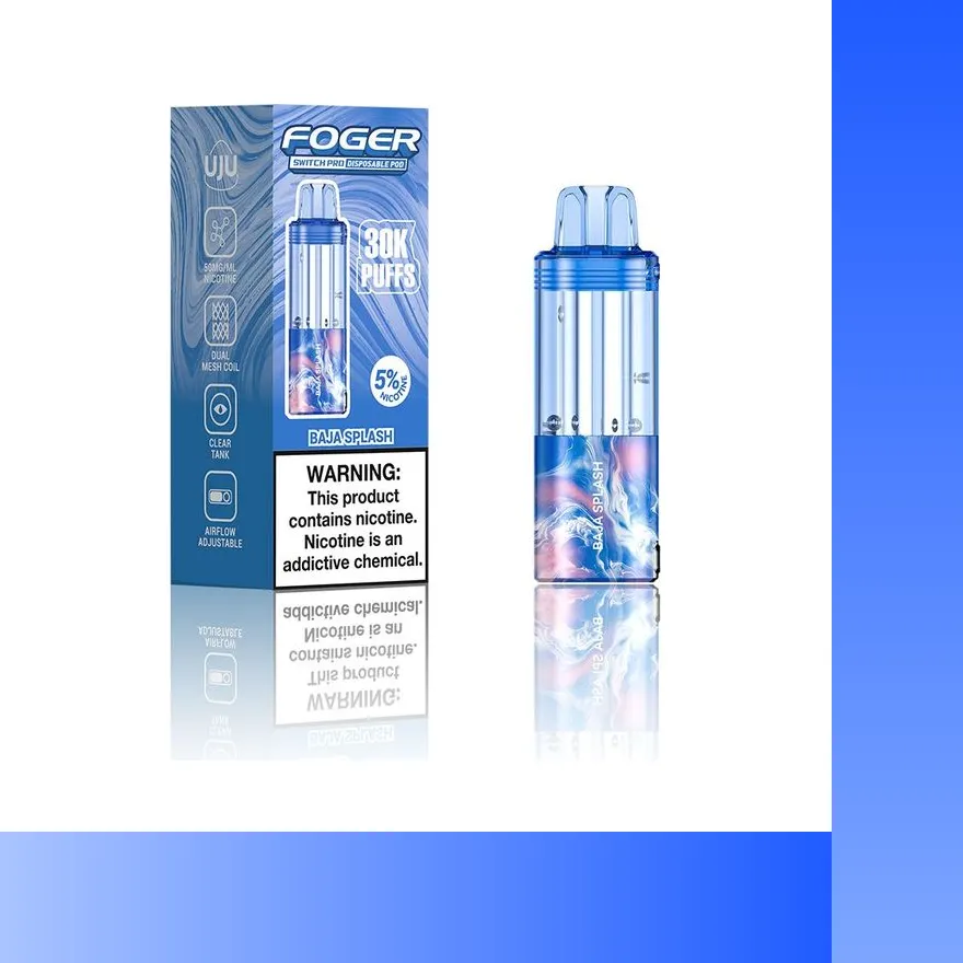 Fogger Baja Splash pod with retail box — Hubba Edition, Fogger Switch Pro 30K