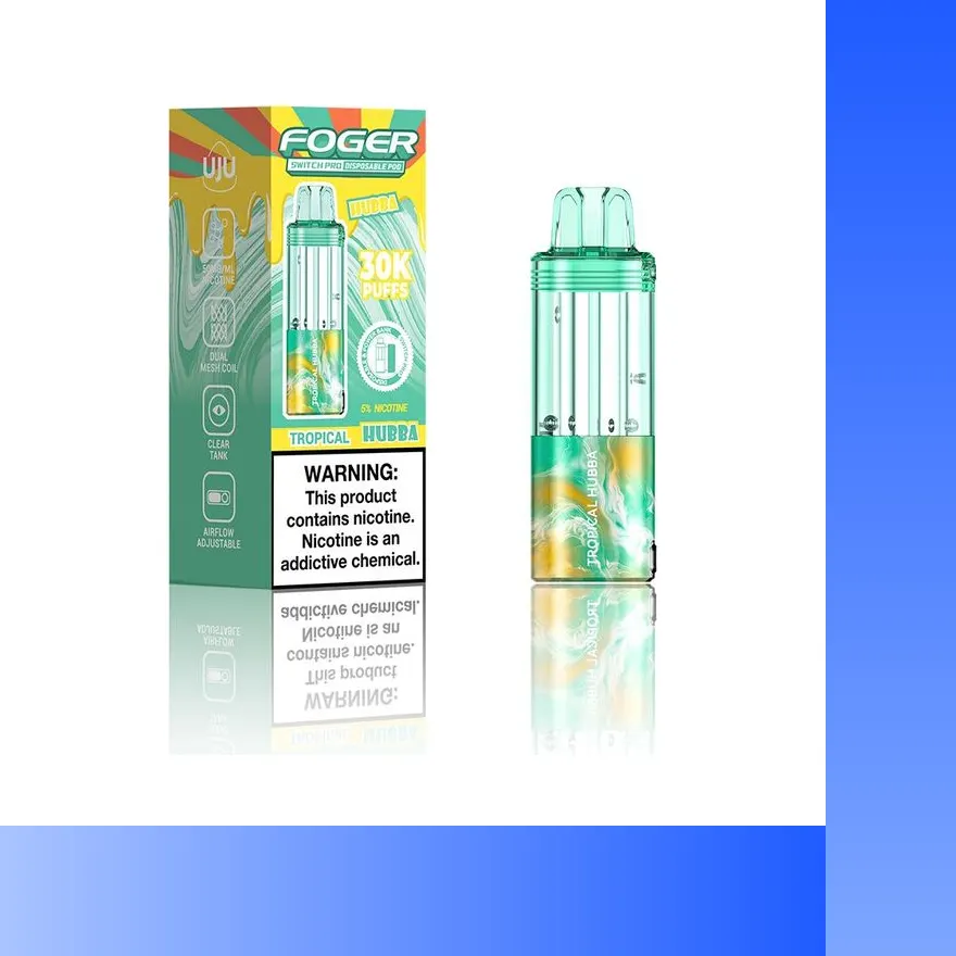 Fogger Tropical Hubba pod with retail box — Hubba Edition, Fogger Switch Pro 30K